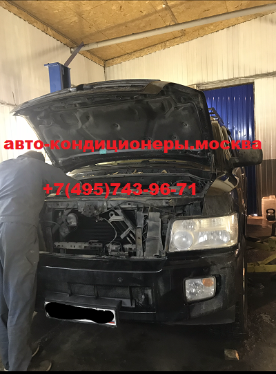 Замена трубок заднего контура кондиционера Инфинити QX 56 на резиновые шланги