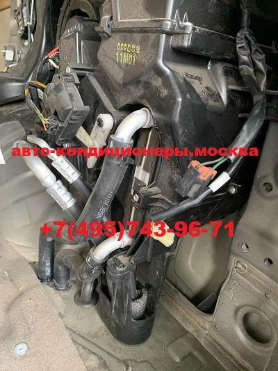 KIA Mohave ремонт автокондиционера