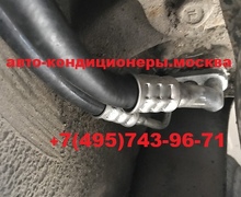 КИА Карнавал ремонт трубок заднего контура кондиционера