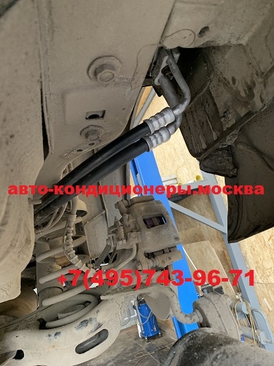 Ремонт заднего контура кондиционера Крайслер Гранд Вояджер