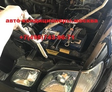 Замена заднего контура кондиционера Лексус IX 470 на резиновые шланги