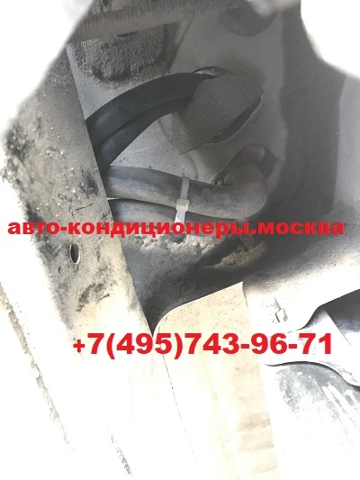 Лексус GX460 ремонт трубок заднего контура кондиционера