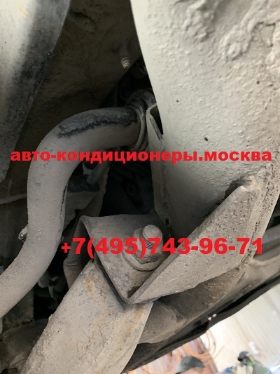 Мерседес Виано ремонт заднего контура кондиционера