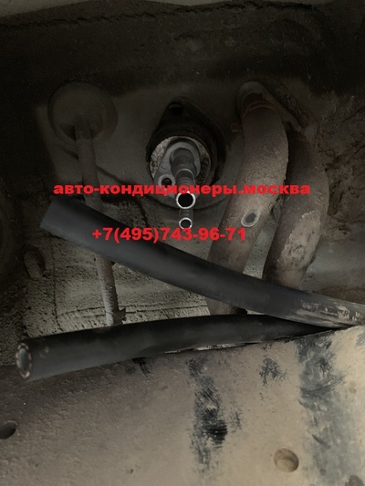 Замена трубок заднего контура и холодильника Тойота Ленд Крузер Прадо 150