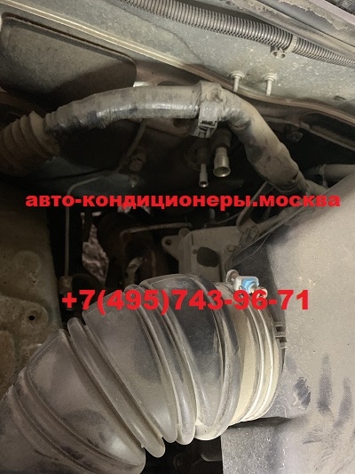 Тойота Ленд Крузер Прадо 120 ремонт трубок кондиционера