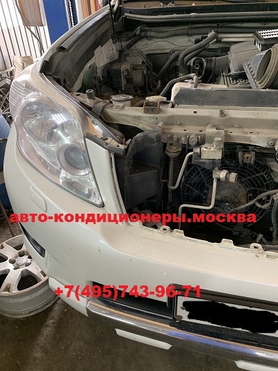 Тойота Ленд Лрузер Прадо 150 замена трубок заднего контура кондиционера