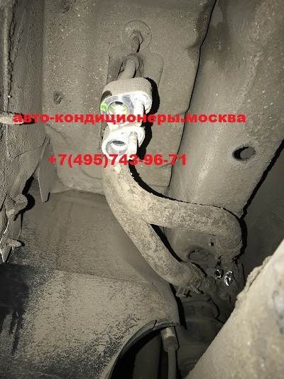 Замена алюминиевых трубок заднего контура кондиционера Форд Эксплорер