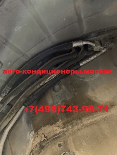 Ауди Q7 ремонт заднего контура кондиционера
