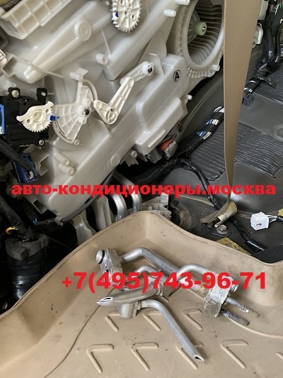 Лексус LX570 ремонт заднего контура кондиционера