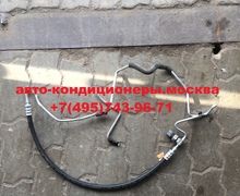 Ремонт трубки кондиционера высокого давления автомобиля Митсубиси Паджеро