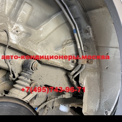 Хендай IX55 замена задних трубок кондиционера