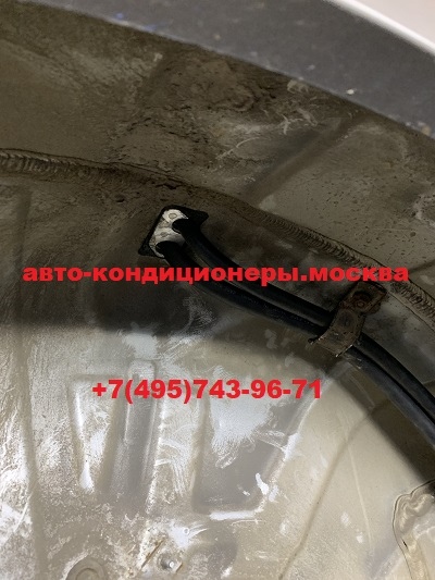 Замена трубок заднего контура кондиционера Хендай IX 55